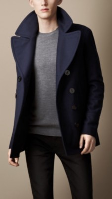 Wool Cashmere Pea Coat