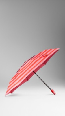 Striped Folding Umbrella