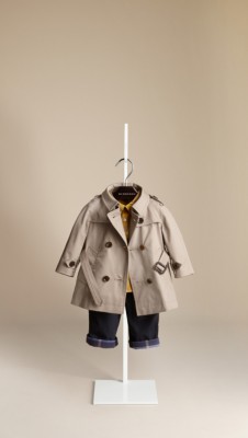 Cotton Twill Trench Coat