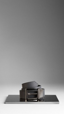 London Leather Reversible Belt