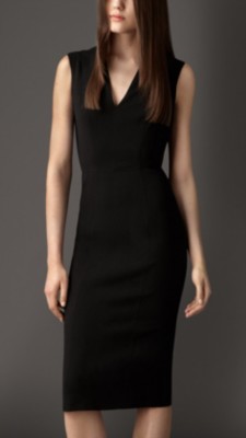 Structured Kickback Dress