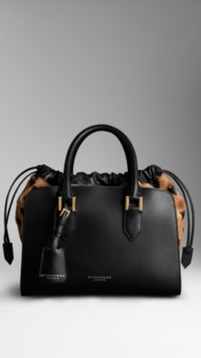 Heart Print Calfskin Bag