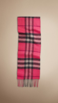 Cashmere Check Scarf