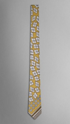 Abstract Graphic Silk Tie