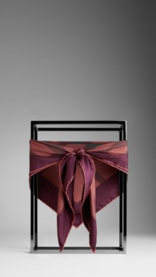 Check Silk Square
