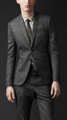 Slim Fit Tweed Jacket