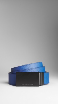Colour Coated London Leather Reversible Belt
