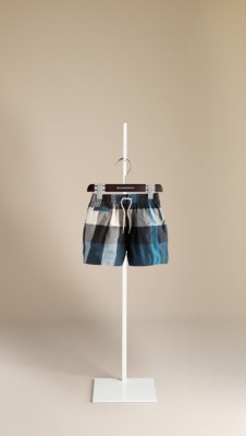 Check Swim Shorts