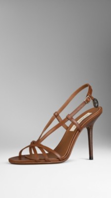 Heritage Detail Leather Sandals