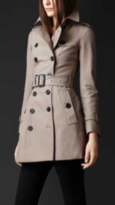 Double Cotton Twill Trench Coat