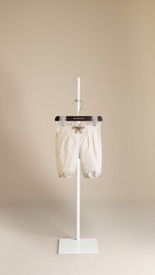 Tie Waist Cotton Trousers