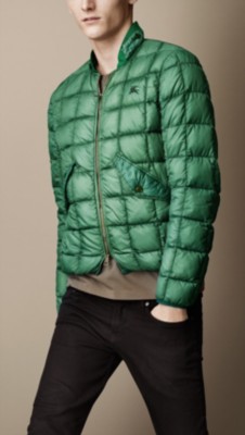 Down-Filled Quilted Bomber