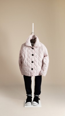 Check Lined Quilted Jacket