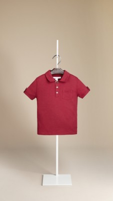 Check Placket Polo Shirt