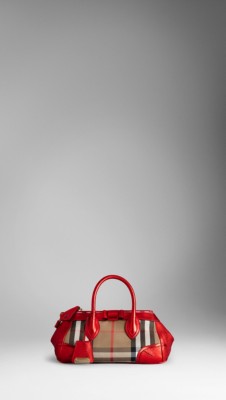 The Blaze in Graphic Check and Metallic Leather