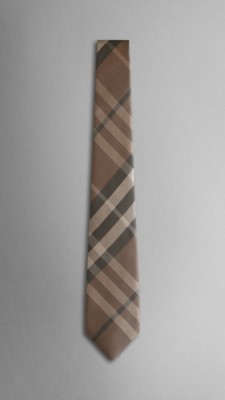 Check Silk Tie
