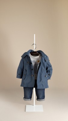 Detachable Hood Trench Coat