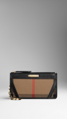 Bridle House Check Coin Case