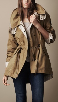 Oversize Technical Cotton Parka