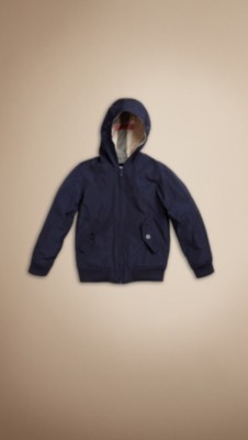 Reversible Check Packaway Jacket