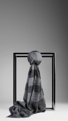Striped Foulard Scarf