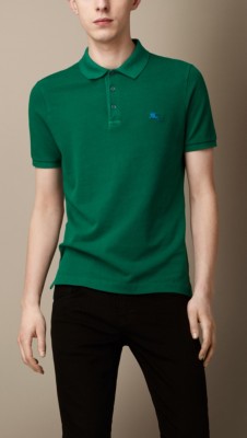 Cotton Jersey Double Dyed Polo Shirt