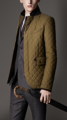 Veste matelassée en coton ciré