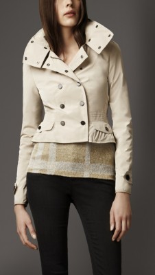 Cropped Peplum Jacket