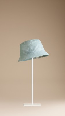 Check Lined Sun Hat