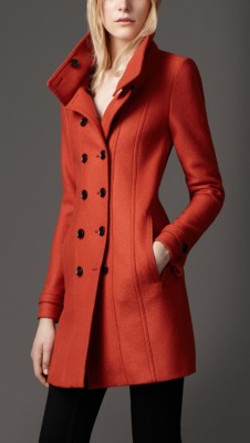 Wool A-Line Coat