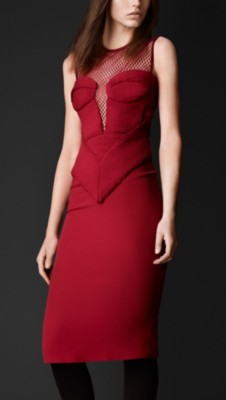 Engineered Body Silk Crêpe Dress
