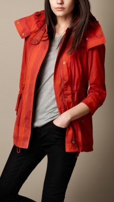 Technical Fabric Check Parka
