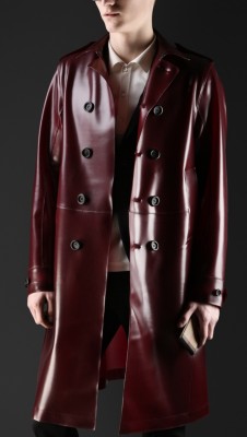 Translucent Rubber Trench Coat