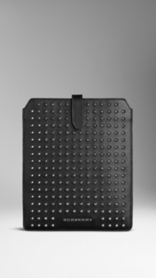 Studded London Leather IPad Case