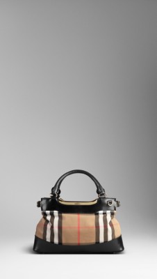 Small Bridle House Check Tote Bag