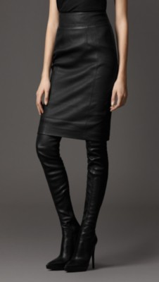 Leather Pencil Skirt