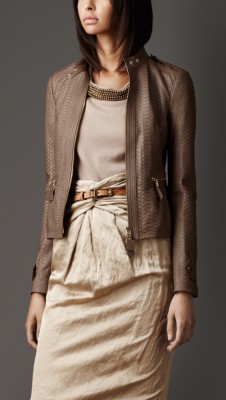Python Peplum Jacket