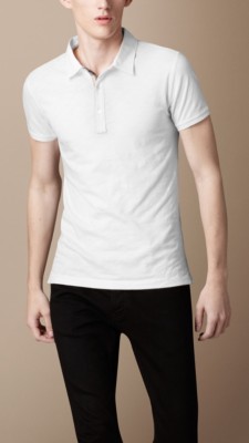 Check Detail Polo Shirt