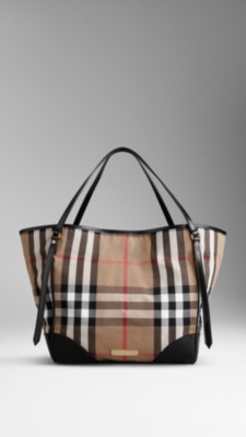 Medium Bridle House Check Tote Bag