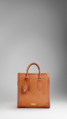 Medium Grainy Leather Tote Bag