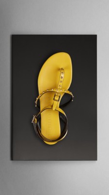 Studded Leather Sandals