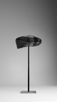 Wool Check Cap