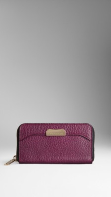 Heritage Grain Leather Ziparound Wallet
