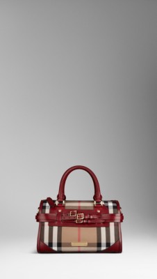 Medium Bridle House Check Bowling Bag