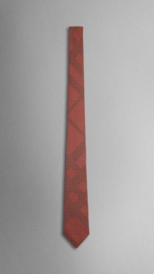 Exploded Check Silk Tie