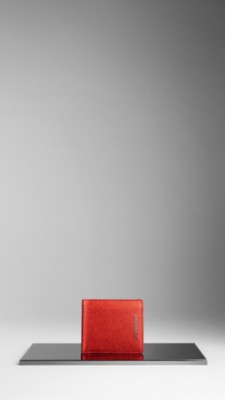 Metallic London Leather Wallet