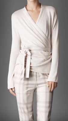 Silk Cotton Wrap Cardigan