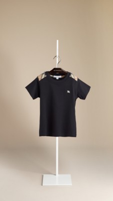 Check Shoulder T-Shirt