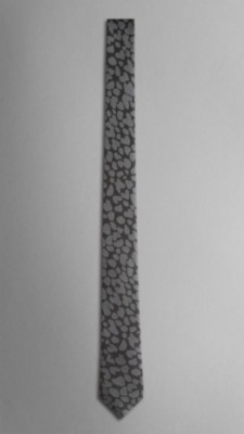 Abstract Animal Print Silk Tie