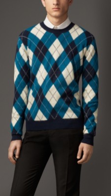 cashmere argyle sweater
